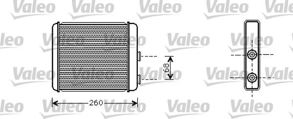 Valeo 812285 - Jäähdytin,moottorin jäähdytys inparts.fi