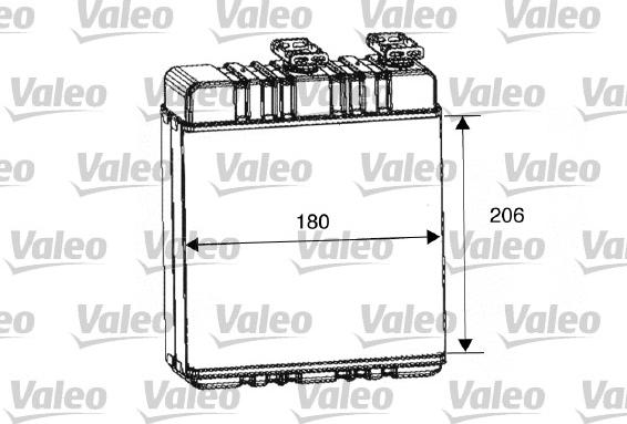 Valeo 812222 - Jäähdytin,moottorin jäähdytys inparts.fi