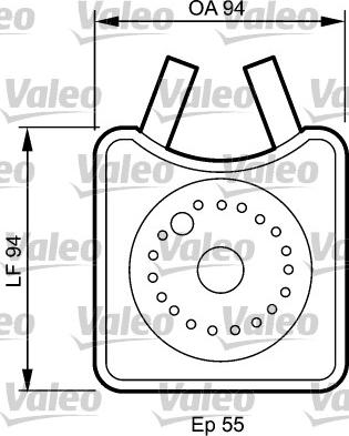 Valeo 817943 - Moottoriöljyn jäähdytin inparts.fi