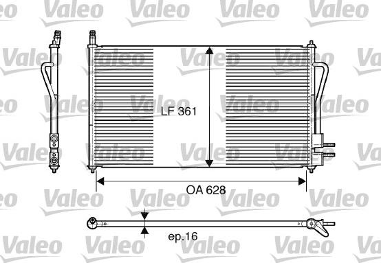 Valeo 817493 - Lauhdutin, ilmastointilaite inparts.fi