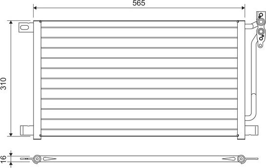 Valeo 817405 - Lauhdutin, ilmastointilaite inparts.fi