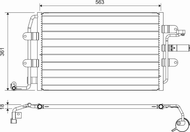 Valeo 817427 - Lauhdutin, ilmastointilaite inparts.fi