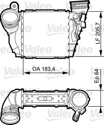 Valeo 817557 - Välijäähdytin inparts.fi