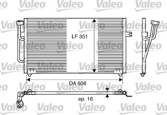 Valeo 817560 - Lauhdutin, ilmastointilaite inparts.fi