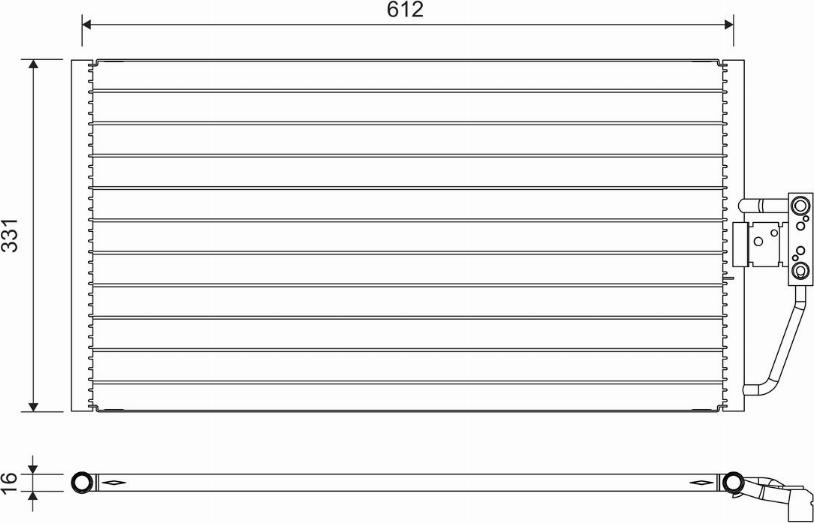 Valeo 817561 - Lauhdutin, ilmastointilaite inparts.fi