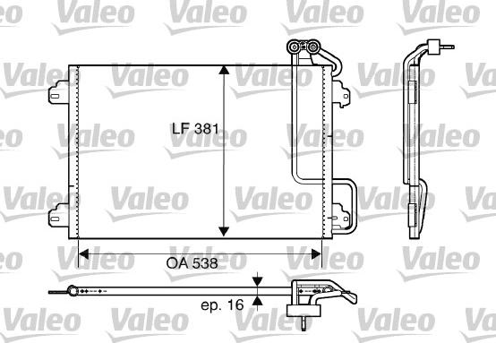 Valeo 817509 - Lauhdutin, ilmastointilaite inparts.fi