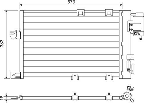 Valeo 817505 - Lauhdutin, ilmastointilaite inparts.fi