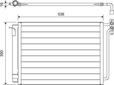 Valeo 817575 - Lauhdutin, ilmastointilaite inparts.fi