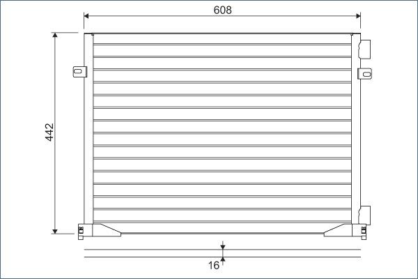 Valeo 817577 - Lauhdutin, ilmastointilaite inparts.fi