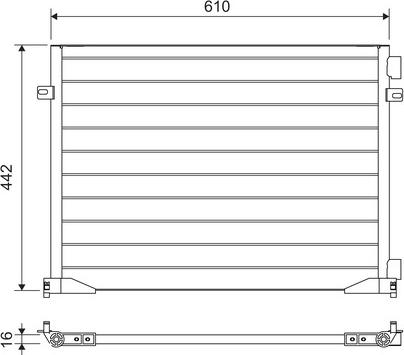 Valeo 817644 - Lauhdutin, ilmastointilaite inparts.fi