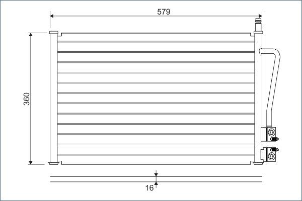 Valeo 817664 - Lauhdutin, ilmastointilaite inparts.fi