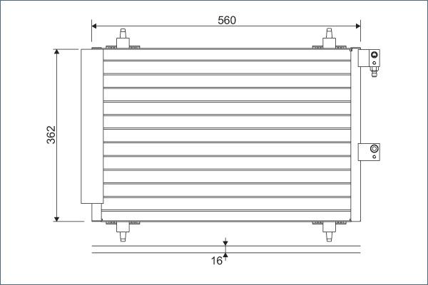 Valeo 817667 - Lauhdutin, ilmastointilaite inparts.fi