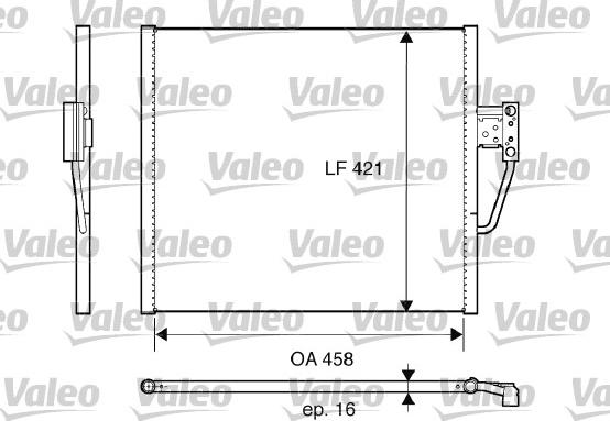 Valeo 817607 - Lauhdutin, ilmastointilaite inparts.fi