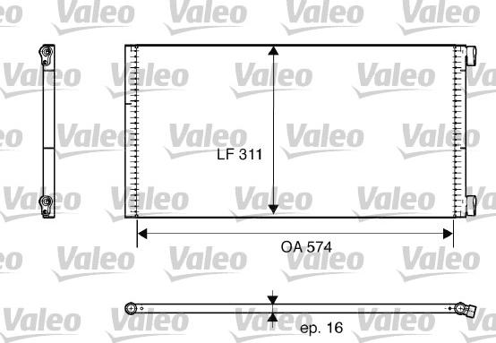 Valeo 817684 - Lauhdutin, ilmastointilaite inparts.fi