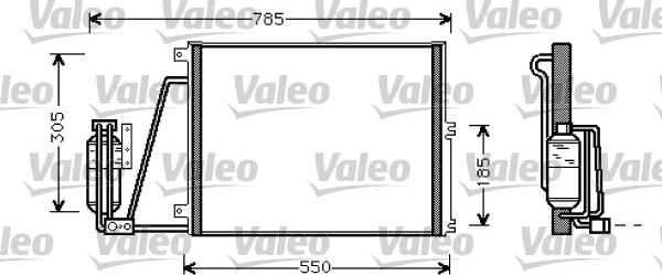 Valeo 817670 - Lauhdutin, ilmastointilaite inparts.fi