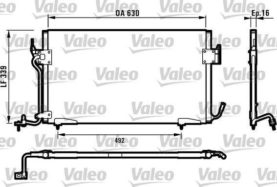 Valeo 817042 - Lauhdutin, ilmastointilaite inparts.fi