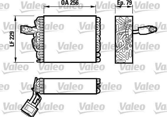 Valeo 817032 - Höyrystin, ilmastointilaite inparts.fi