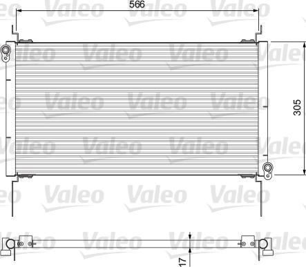 Valeo 817025 - Lauhdutin, ilmastointilaite inparts.fi