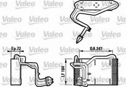 Valeo 817077 - Höyrystin, ilmastointilaite inparts.fi