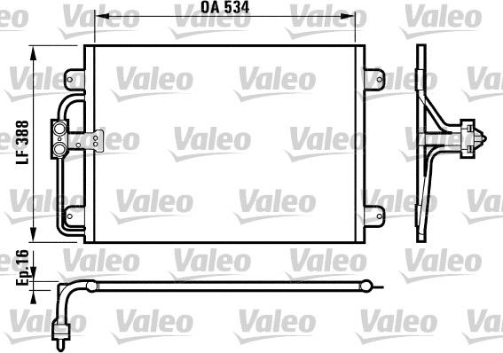 Valeo 817197 - Lauhdutin, ilmastointilaite inparts.fi