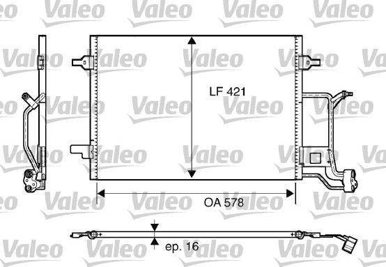 Valeo 817840 - Lauhdutin, ilmastointilaite inparts.fi