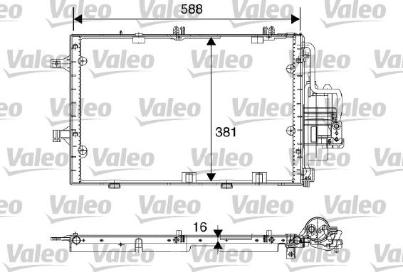 Valeo 817843 - Lauhdutin, ilmastointilaite inparts.fi