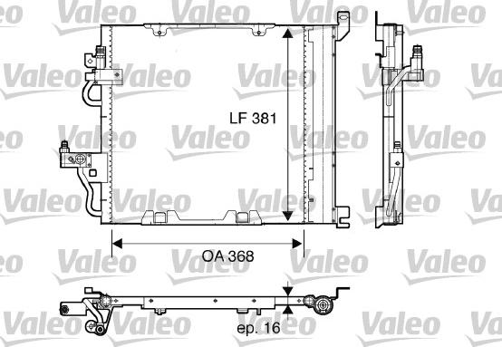 Valeo 817847 - Lauhdutin, ilmastointilaite inparts.fi