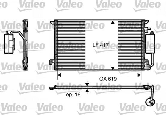 Valeo 817809 - Lauhdutin, ilmastointilaite inparts.fi