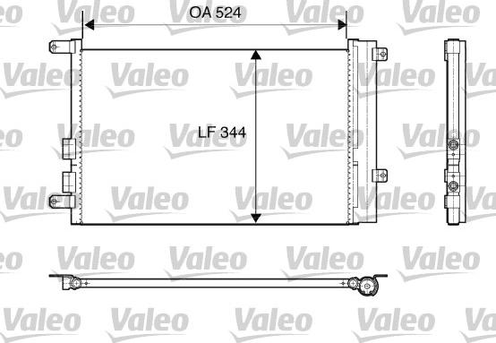 Valeo 817818 - Lauhdutin, ilmastointilaite inparts.fi