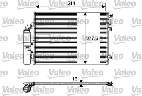 Valeo 817827 - Lauhdutin, ilmastointilaite inparts.fi