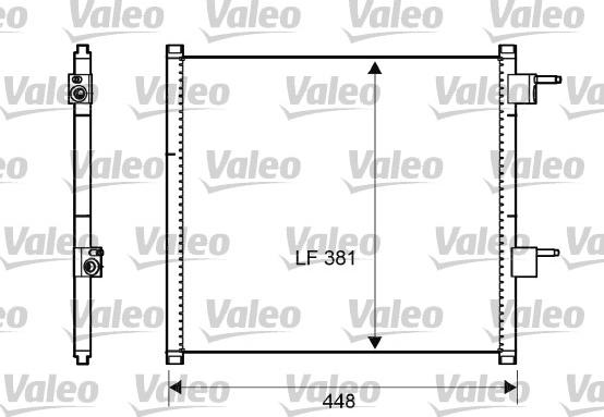 Valeo 817225 - Lauhdutin, ilmastointilaite inparts.fi