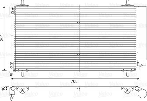 Valeo 817740 - Lauhdutin, ilmastointilaite inparts.fi