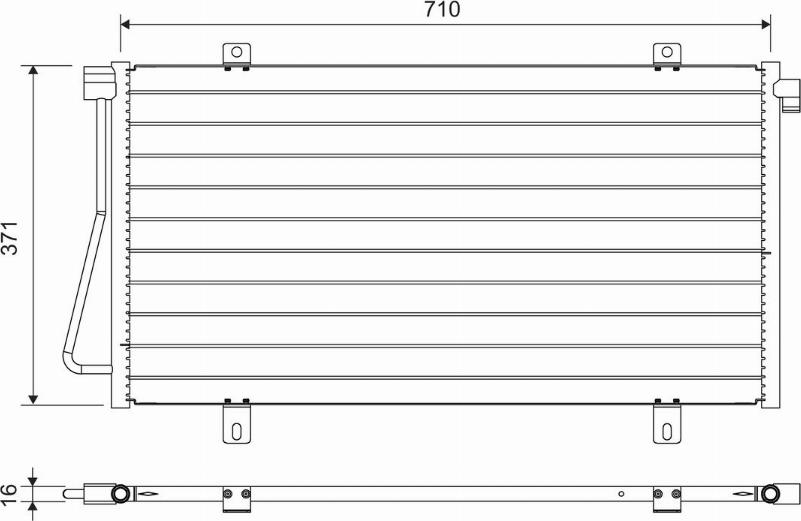 Valeo 817742 - Lauhdutin, ilmastointilaite inparts.fi