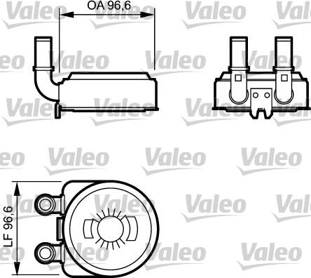 Valeo 817705 - Moottoriöljyn jäähdytin inparts.fi