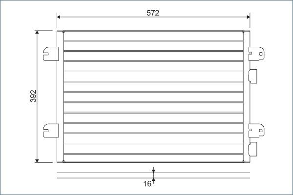 Valeo 817701 - Lauhdutin, ilmastointilaite inparts.fi