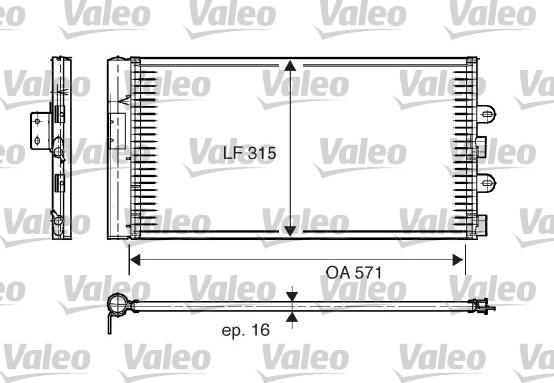 Valeo 817703 - Lauhdutin, ilmastointilaite inparts.fi