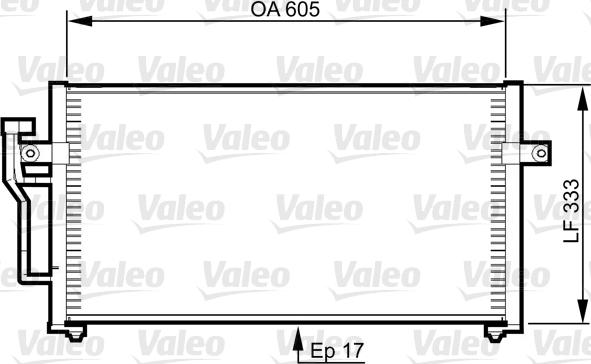 Valeo 817789 - Lauhdutin, ilmastointilaite inparts.fi