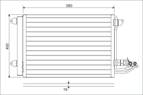 Valeo 817777 - Lauhdutin, ilmastointilaite inparts.fi