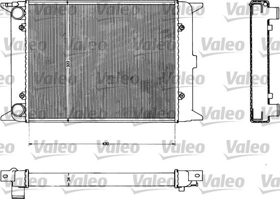 Valeo 883419 - Jäähdytin,moottorin jäähdytys inparts.fi