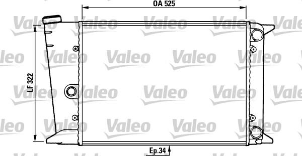 Valeo 883437 - Jäähdytin,moottorin jäähdytys inparts.fi