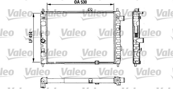 Valeo 883853 - Jäähdytin,moottorin jäähdytys inparts.fi