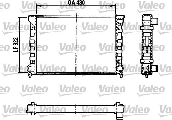 Valeo 883869 - Jäähdytin,moottorin jäähdytys inparts.fi