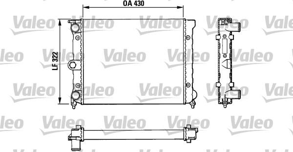 Valeo 883819 - Jäähdytin,moottorin jäähdytys inparts.fi