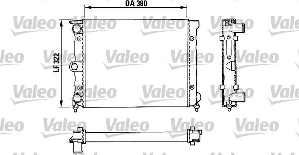 Valeo 883818 - Jäähdytin,moottorin jäähdytys inparts.fi