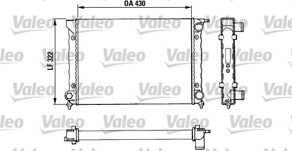 Valeo 883820 - Jäähdytin,moottorin jäähdytys inparts.fi