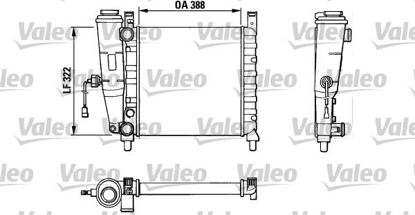 Valeo 883827 - Jäähdytin,moottorin jäähdytys inparts.fi