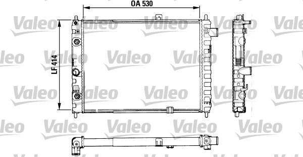 Valeo 883754 - Jäähdytin,moottorin jäähdytys inparts.fi