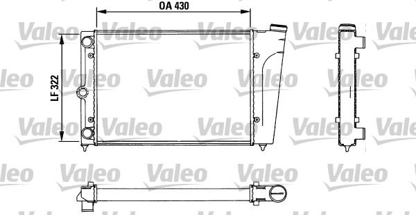 Valeo 883718 - Jäähdytin,moottorin jäähdytys inparts.fi