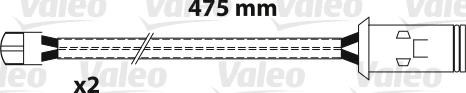 Valeo 882333 - Kulumisenilmaisin, jarrupala inparts.fi