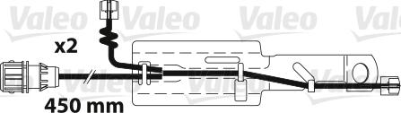 Valeo 882324 - Kulumisenilmaisin, jarrupala inparts.fi